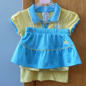 Adidas Tennis Matching Set Girls size 5